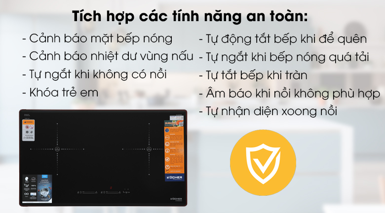 BẾP TỪ ĐÔI KOCHER DI-806GE02